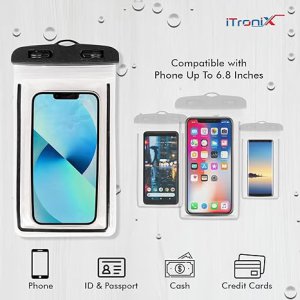 Tronix Waterproof Mobile Pouch Cover for All Mobiles,