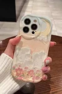 NEWME| Women Accessories Phone Peach Graphic Tpu