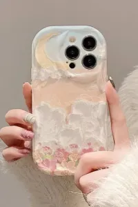 NEWME| Women Accessories Phone Peach Graphic Tpu